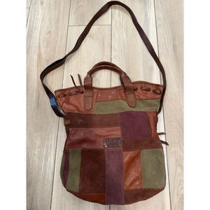 Vintage Y2K Patchwork Lucky Brand Bag Crossbody